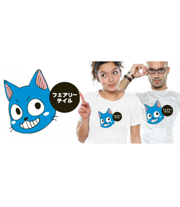 FAIRY TAIL - T-Shirt Homme "Happy Patch"