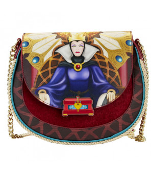 DISNEY - Loungefly Sac A Main Blanche Neige / Snow White Evil Queen Throne