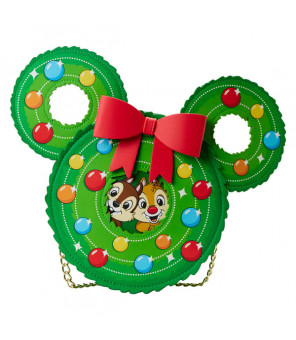 DISNEY - Loungefly Sac A Main Chip And Dale Figural Wreath