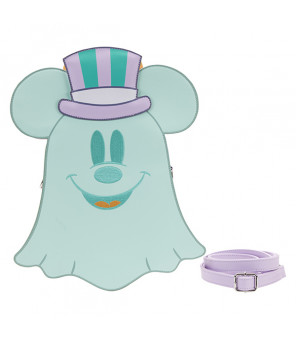 DISNEY - Loungefly Sac A Main Pastel Ghost Minnie And Mickey Gitd Double Sided
