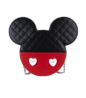 DISNEY - Loungefly Sac A Main Mickey And Minnie Valentines Reversible