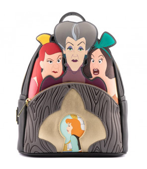 DISNEY - Loungefly Mini Sac A Dos Villains Scene Evil Stepmother And Step Sisters