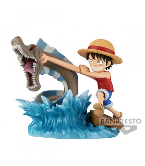 ONE PIECE - WCF Log Stories Monkey.D.Luffy Vs Local Sea Monster 7cm