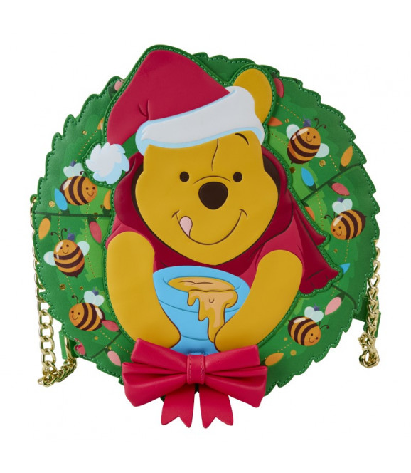 DISNEY - Loungefly Sac A Main Winnie Stuck In Wreath DISNEY - Loungefly Sac A Main Winnie Stuck In Wreath