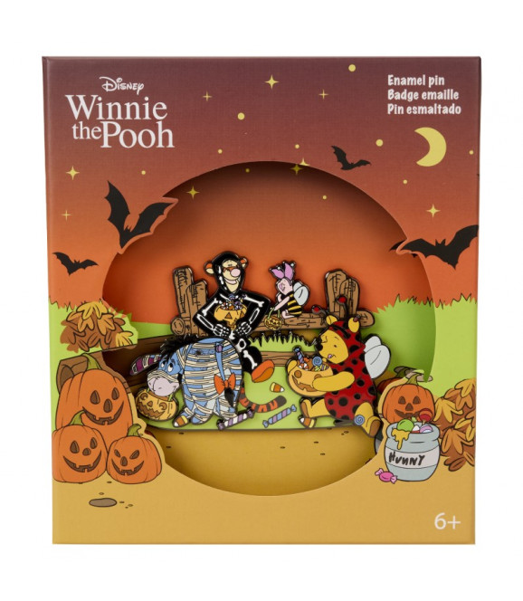 DISNEY - Loungefly Collector Box Pins Winnie Trick Or Treat