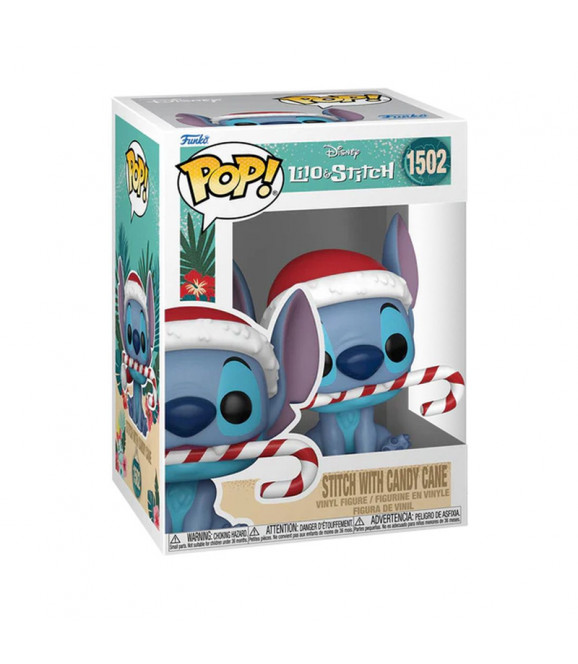 DISNEY - Funko Pop Stitch Holiday Stitch Candy Cane DISNEY - Funko Pop Stitch Holiday Stitch Candy Cane