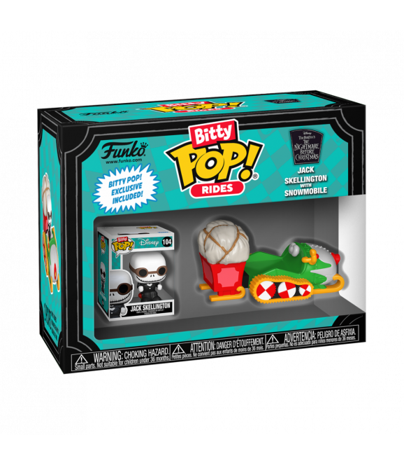 DISNEY - Funko Pop Bitty Pop Ride Nbx Jack Skellington Snowmobile DISNEY - Funko Pop Bitty Pop Ride Nbx Jack Skellington Snowmobile