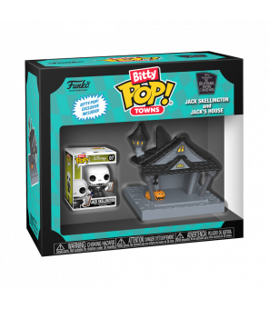 DISNEY - Funko Pop Bitty Pop Town Nbx Jack Skellington At Home