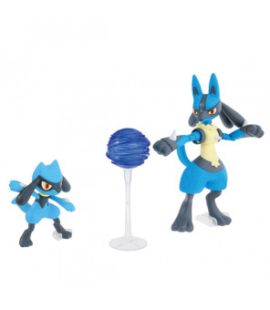 POKEMON - Pokepla 44 Riolu & Lucario
