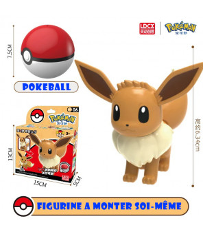 POKEMON - Model Kit & Pokeball Evoli 6cm