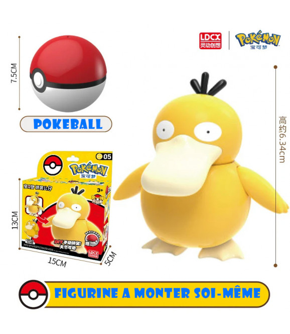 POKEMON - Model Kit & Pokeball Psykokwak 6cm POKEMON - Model Kit & Pokeball Psykokwak 6cm