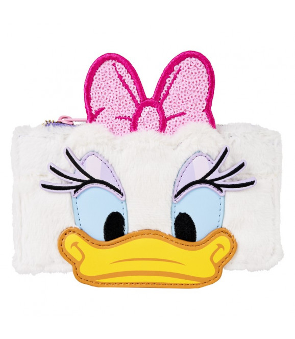DISNEY - Loungefly Porte Carte Daisy Duck Plush DISNEY - Loungefly Porte Carte Daisy Duck Plush