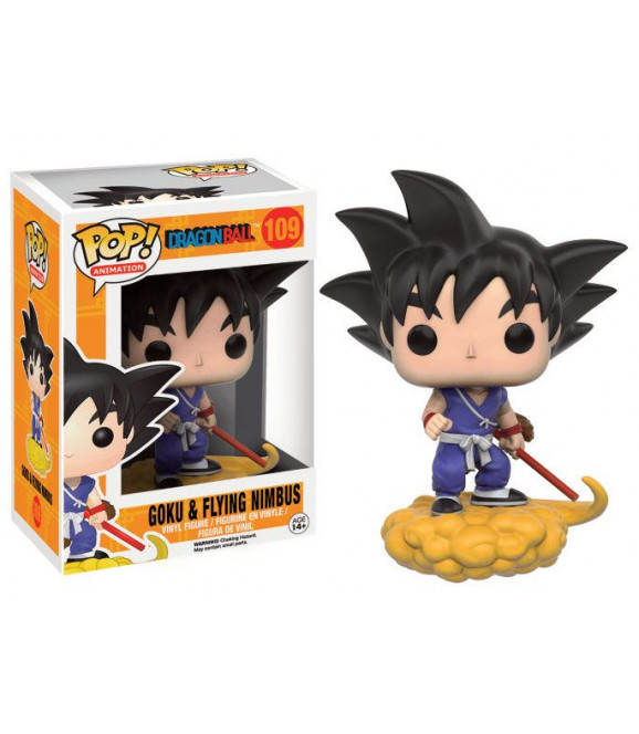 DRAGON BALL - Funko Pop Goku et le nuage magique 9 cm DRAGON BALL - Funko Pop Goku et le nuage magique 9 cm