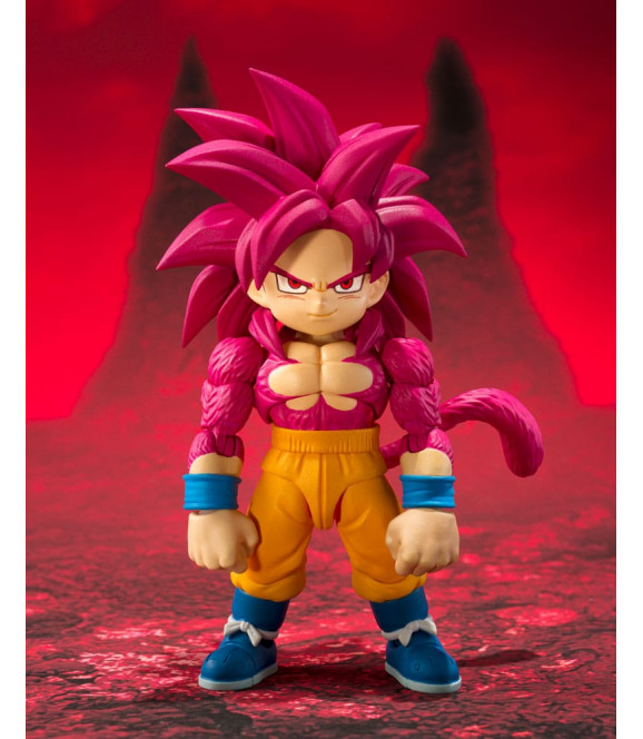DRAGON BALL DAIMA - Figurine S.H.Figuarts Super Saiyan Level 4 Son Goku (mini) 8 cm DRAGON BALL DAIMA - Figurine S.H.Figuarts Super Saiyan Level 4 Son Goku (mini) 8 cm