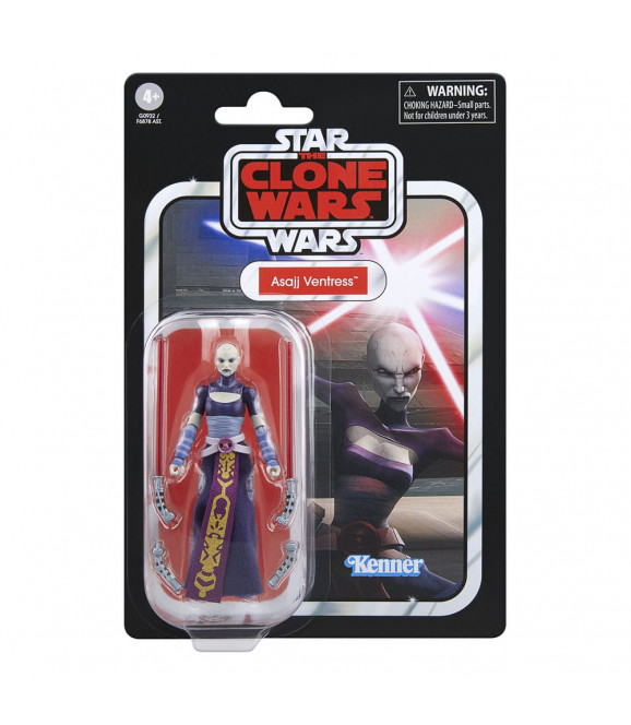 STAR WARS - The Clone Wars Vintage Collection figurine Asajj Ventress 10 cm
