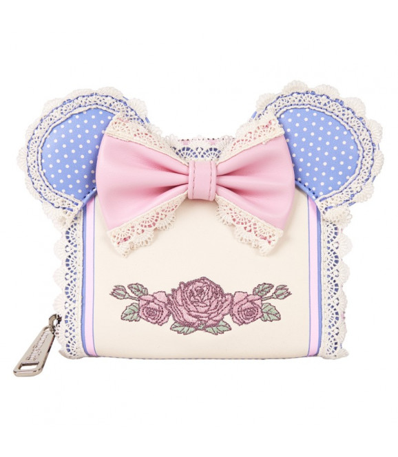 DISNEY - Loungefly Portefeuille Minnie Floral And Lace Ears DISNEY - Loungefly Portefeuille Minnie Floral And Lace Ears