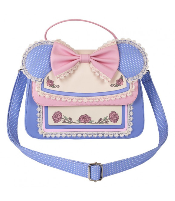 DISNEY - Loungefly Sac A Main Minnie Floral And Lace Ears