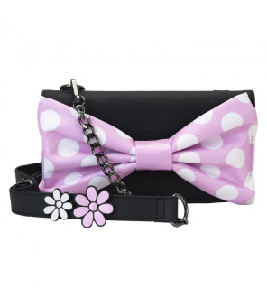 DISNEY - Loungefly Sac A Main Minnie Floral Rock The Dots