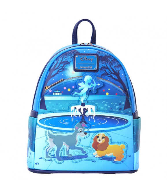 DISNEY - Loungefly Mini Sac A Dos Lady And The Tramp 70th Anniv