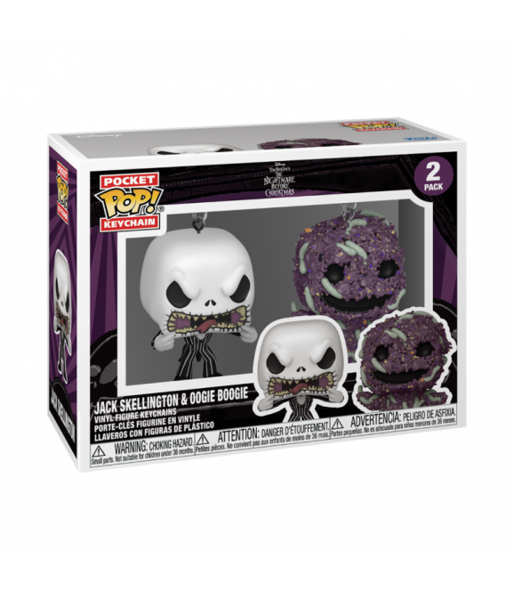 DISNEY - Funko Pop 2-Pack Nightmare Before Christmas Jack & Oogie