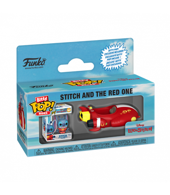 DISNEY - Funko Pop Bitty Pop Ride Lilo & Stitch Red One Stitch