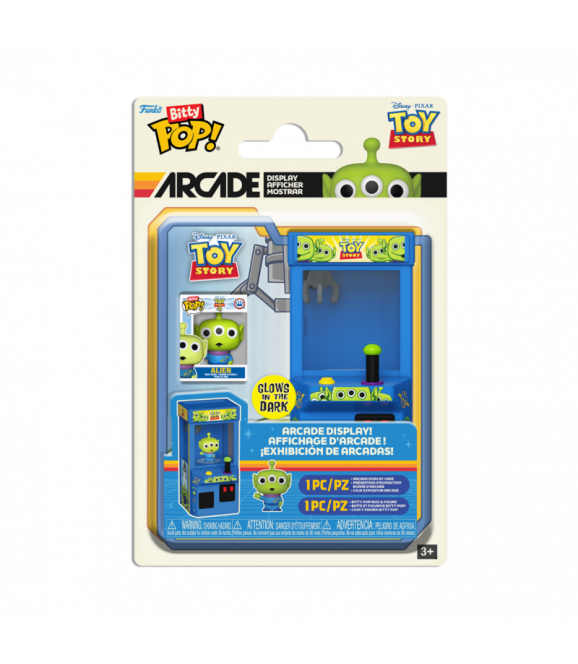 DISNEY - Funko Pop Bitty Pop Bitty Arcade Claw Toy Story Alien Glow