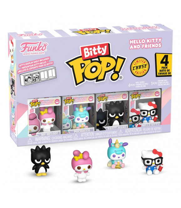 Hello Kitty and Friends pack 4 figurines Bitty POP! Vinyl Series 4 2 cm Hello Kitty and Friends pack 4 figurines Bitty POP! Vinyl Series 4 2 cm