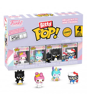 Hello Kitty and Friends pack 4 figurines Bitty POP! Vinyl Series 4 2 cm