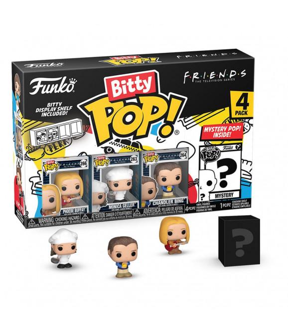 Friends pack 4 figurines Bitty POP! Vinyl Phoebe 2,5 cm Friends pack 4 figurines Bitty POP! Vinyl Phoebe 2,5 cm