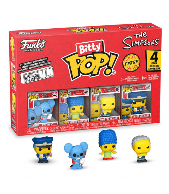 SIMPSONS - Funko Pop pack 4 figurines Bitty POP! Vinyl Series 2 2 cm SIMPSONS - Funko Pop pack 4 figurines Bitty POP! Vinyl Series 2 2 cm