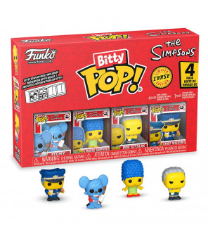 SIMPSONS - Funko Pop pack 4 figurines Bitty POP! Vinyl Series 2 2 cm
