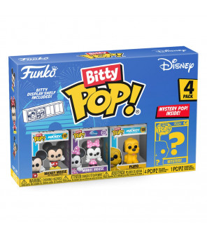 DISNEY - Funko Pop Disney pack 4 figurines Bitty POP! Vinyl Mickey 2,5 cm