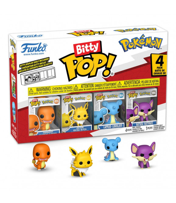 POKEMON - Funko Pop pack 4 figurines Bitty POP! Vinyl Series 2 2 cm
