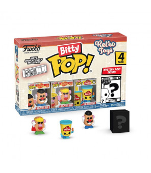 Retro Toys pack 4 figurines Bitty POP! Vinyl Mr. Potato Head 2,5 cm