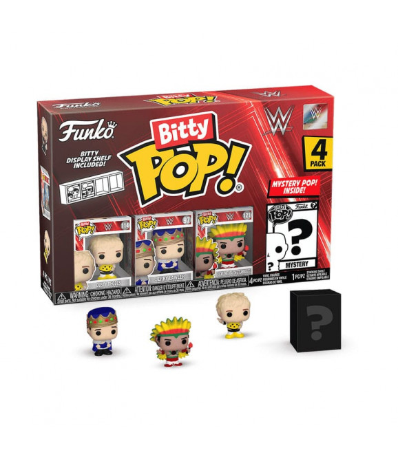 WWE pack 4 figurines Bitty POP! Vinyl Dusty Rhodes 2,5 cm WWE pack 4 figurines Bitty POP! Vinyl Dusty Rhodes 2,5 cm