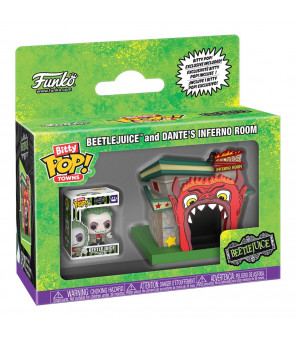 Beetlejuice Bitty POP! Towns Vinyl figurine Beetlejuice and Dante's Inferno Room