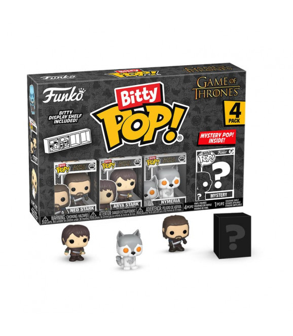 Game of Thrones pack 4 figurines Bitty POP! Vinyl Ned Stark 2,5 cm Game of Thrones pack 4 figurines Bitty POP! Vinyl Ned Stark 2,5 cm