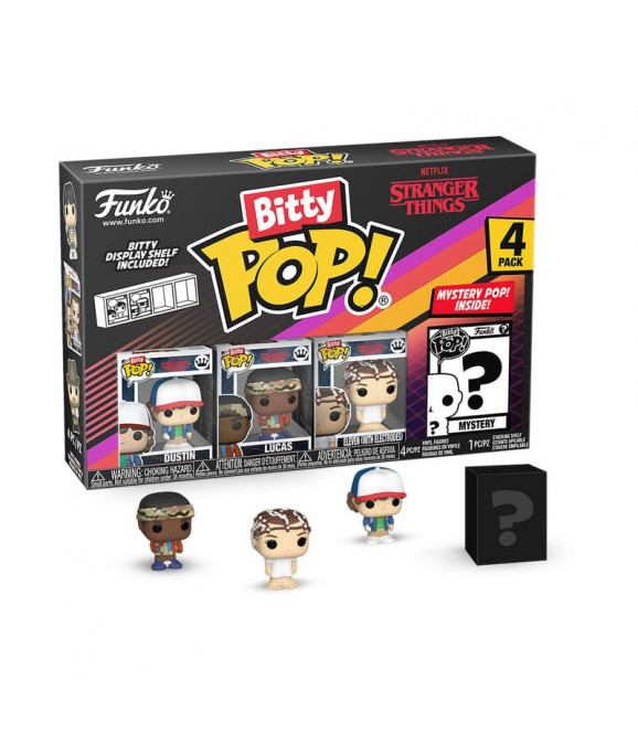Stranger Things pack 4 figurines Bitty POP! Vinyl Dustin 2,5 cm Stranger Things pack 4 figurines Bitty POP! Vinyl Dustin 2,5 cm