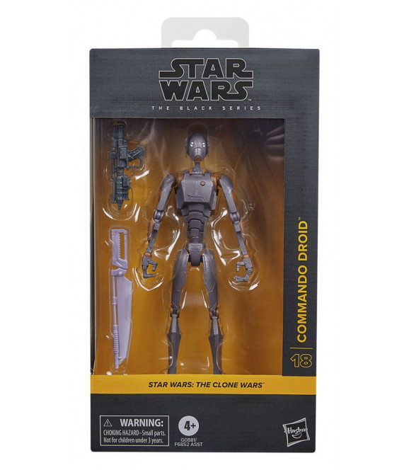 STAR WARS - The Clone Wars Black Series figurine Commando Droid 15 cm STAR WARS - The Clone Wars Black Series figurine Commando Droid 15 cm