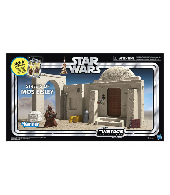 STAR WARS - Episode IV Vintage Collection playset Streets of Mos Eisley avec figurine Jawa STAR WARS - Episode IV Vintage Collection playset Streets of Mos Eisley avec figurine Jawa