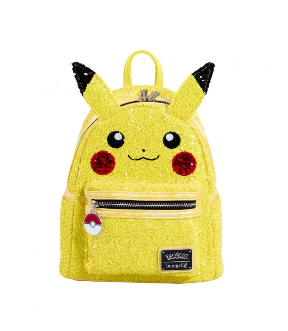 POKEMON - Loungefly Mini Sac A Dos Sequin Pikachu Cosplay POKEMON - Loungefly Mini Sac A Dos Sequin Pikachu Cosplay