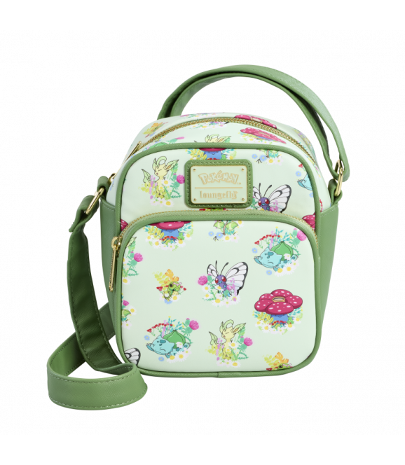 POKEMON - Loungefly Sac A Main Sacoche Grass Type Passport POKEMON - Loungefly Sac A Main Sacoche Grass Type Passport