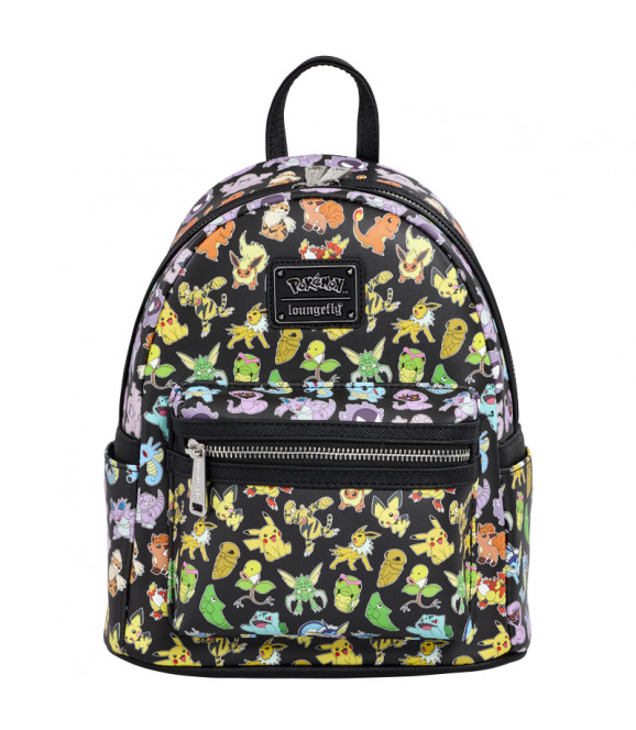 POKEMON - Loungefly Mini Sac A Dos Pokemon Party Full Print