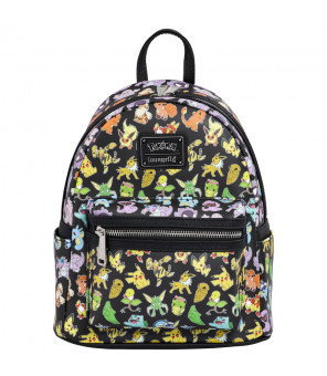 POKEMON - Loungefly Mini Sac A Dos Pokemon Party Full Print