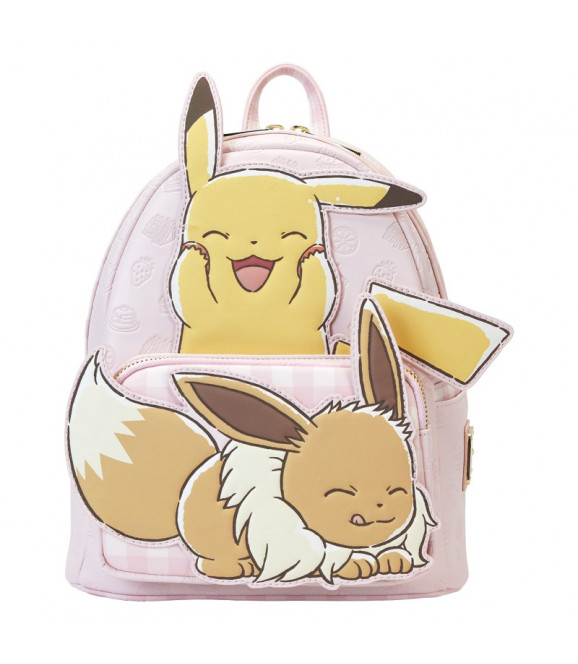 POKEMON - Loungefly Mini Sac A Dos Pikachu & Eevee Evoli