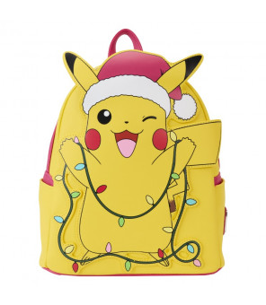 POKEMON - Loungefly Mini Sac A Dos Holiday Pikachu