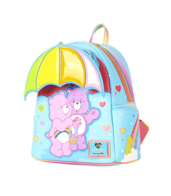 CARE BEARS BISOUNOURS - Loungefly Mini Sac A Dos Rainbow CARE BEARS BISOUNOURS - Loungefly Mini Sac A Dos Rainbow