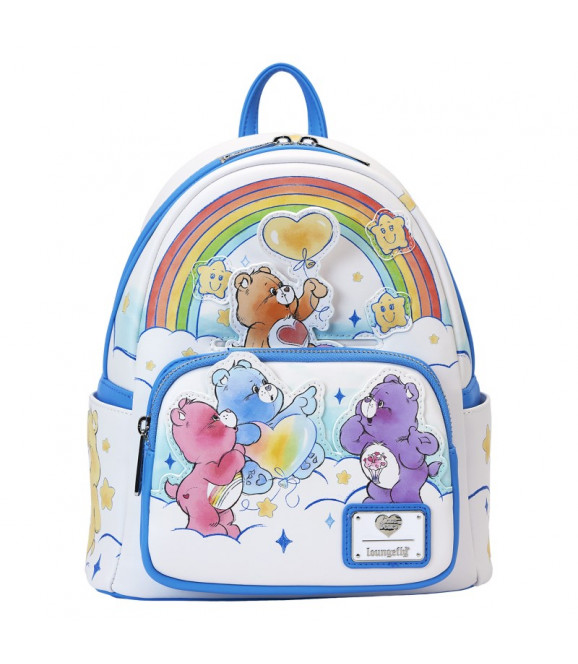 CARE BEARS BISOUNOURS - Loungefly Mini Sac A Dos Rainbow