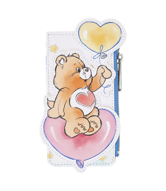 CARE BEARS BISOUNOURS - Loungefly Porte Carte Heart Balloon CARE BEARS BISOUNOURS - Loungefly Porte Carte Heart Balloon