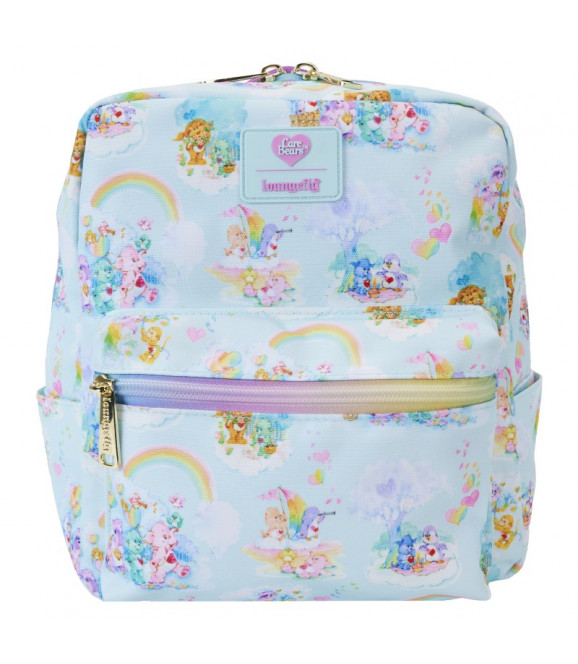 CARE BEARS BISOUNOURS - Loungefly Mini Sac A Dos Nylon Cousins Aop